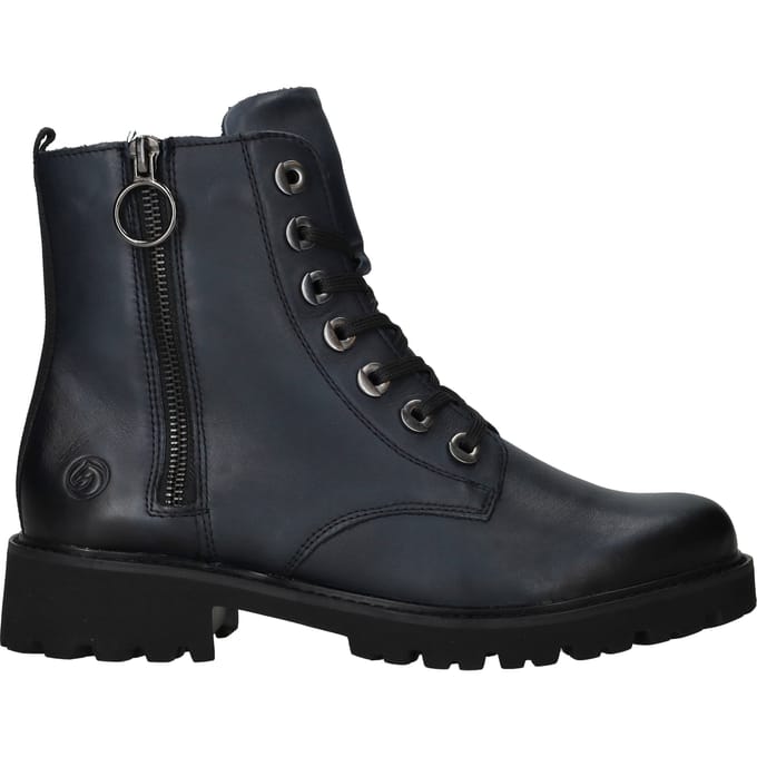 Remonte D8671 14 Dames Veterboots - Blauw - 37