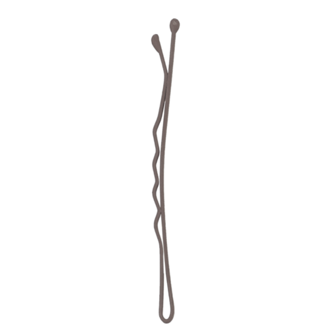 Sibel 1-Leg Metal Grips Wavy Brown 50mm-24st