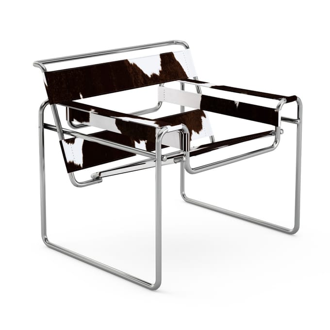Knoll International Breuer Original Wassily Lounge fauteuil - Haired Hide