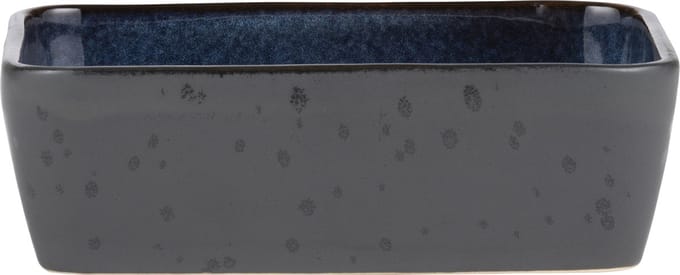 BITZ Schaal rechthoekig 28 x 21 x 8 cm Zwart/Blauw