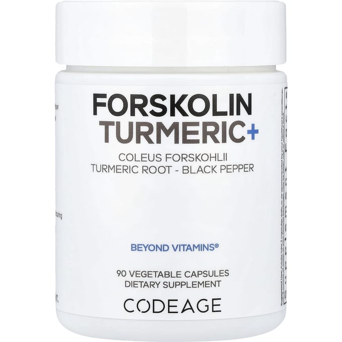 Forskolin Kurkuma+, 90 Veggie Capsules