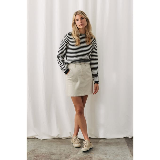 TWOTHIRDS Replot Skirt Ivory Taglia: L | Minigonne Outlet | Donna | Bianco