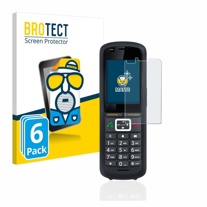 BROTECT - Screenprotector voor Gigaset R700H Pro - Folie Beschermfolie matte 6 Stuks