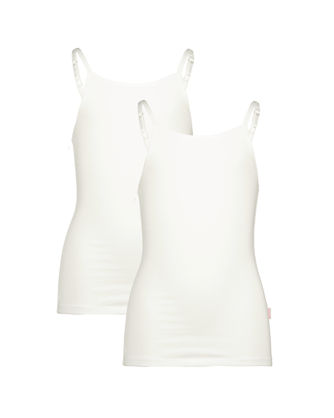 Vingino Singlet (2-pack) Real White Taglia: XXS | Biancheria Intima Outlet | kids | Bianco