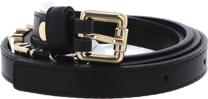 VALENTINO Riem Emma Winter Belt W130 Nero / Oro Zwart