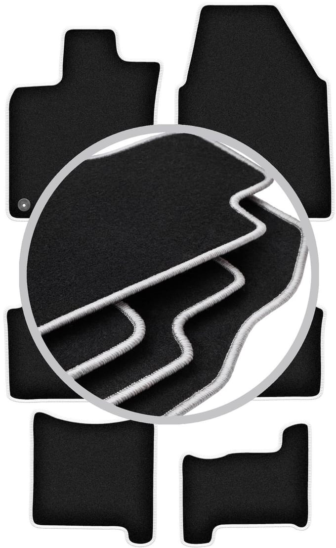 CARLUX-SILVER automatten voor: Nissan Qashqai +2 crossover (2007-2013)