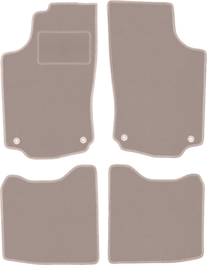 Beige veloursmatten voor: Opel Combo C combivan (2001-2011)