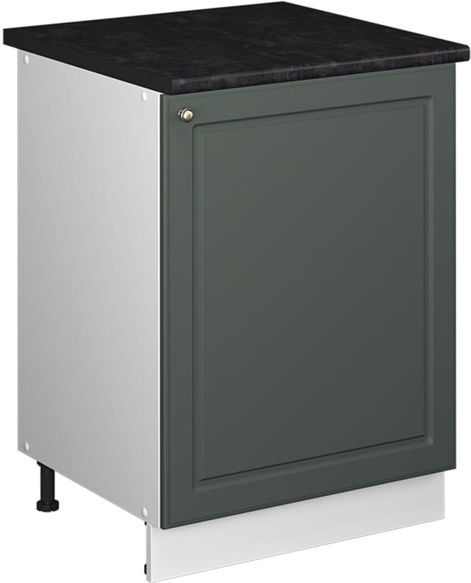 Vicco Wastafelkast Fame-Line, Groen-Goud Landhuis/Wit, 60 cm