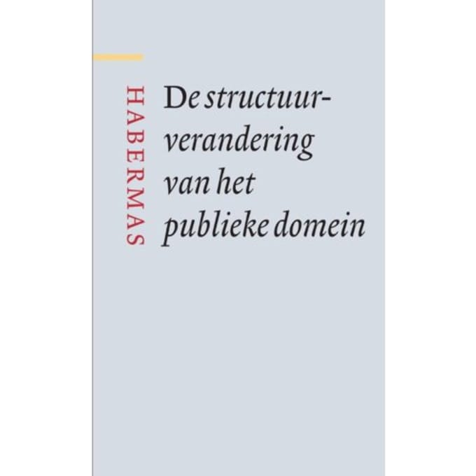 De Structuurverandering Van Het Publieke Domein - Jürgen Habermas
