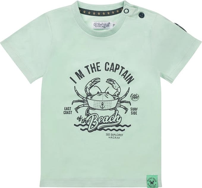 Dirkje I'm the captain t-shirt - Maat 68
