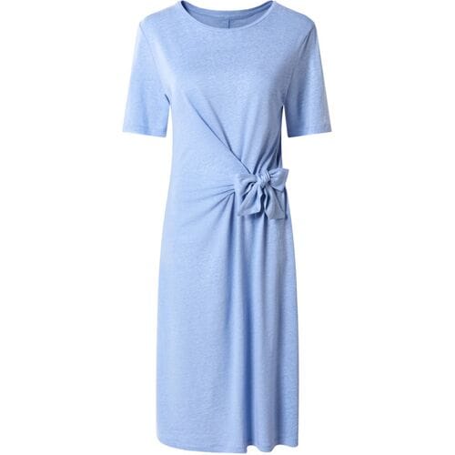 ESMARA Linnen dames jurk (Blauw, S (36/38))