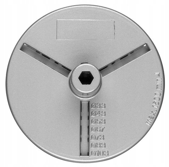 Bosch Steunflenzen voor gatzagen met wolfraamcarbide coating - HM KORRELS 73 - 103 MM (1)
