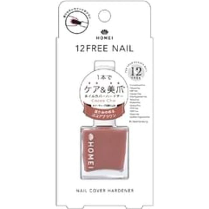 Homei - 12Free Nail Cover Hardener FN-8 Cocoa Chai