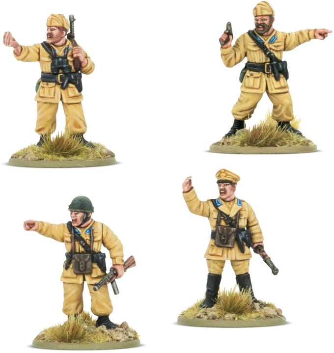 Italian Paracadutisti platoon commanders (bolt action nieuw)