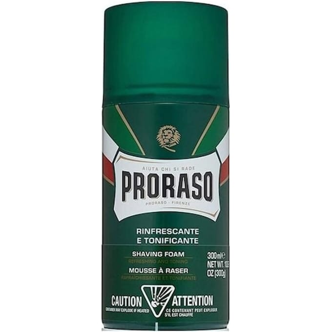 Proraso Refresh Scheerschuim Scheeronderhoud Heren 300 ml