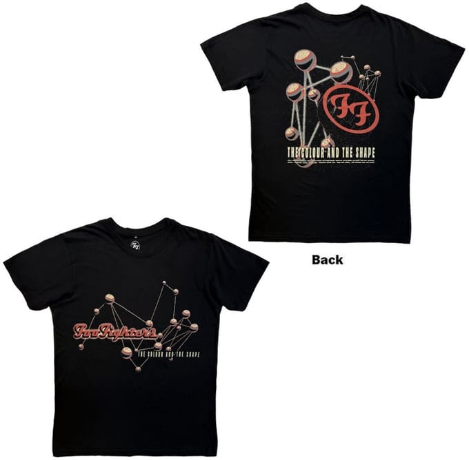 Foo Fighters - The Colour & The Shape Heren Tshirt - M - Zwart