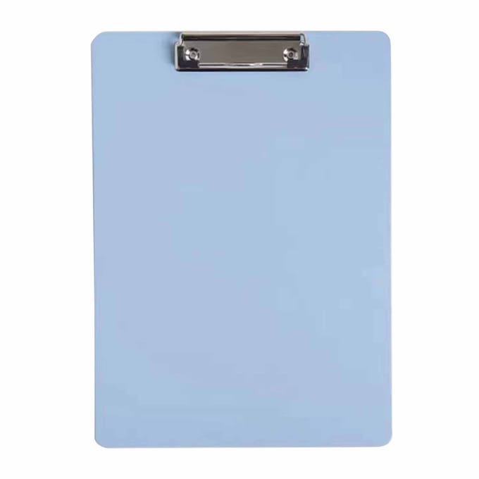 Planche à pince A4 Épaisse Multifonctionnelle Support de Documents de Bureau pour Dossiers Matériaux École Bureau Light Blue