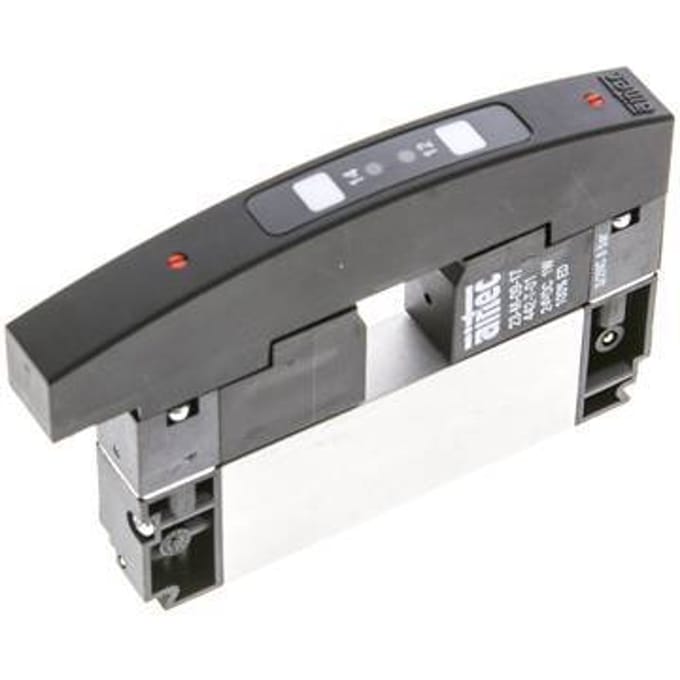 5/3 Flens Middenuitlaat Magneetventiel voor Terminals 24V DC 3-8bar/42-112psi Airtec