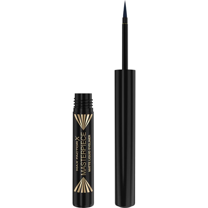 Max Factor Masterpiece Waterproof Matte Liquid Eyeliner 1.7ml (Various Shades) - Navy