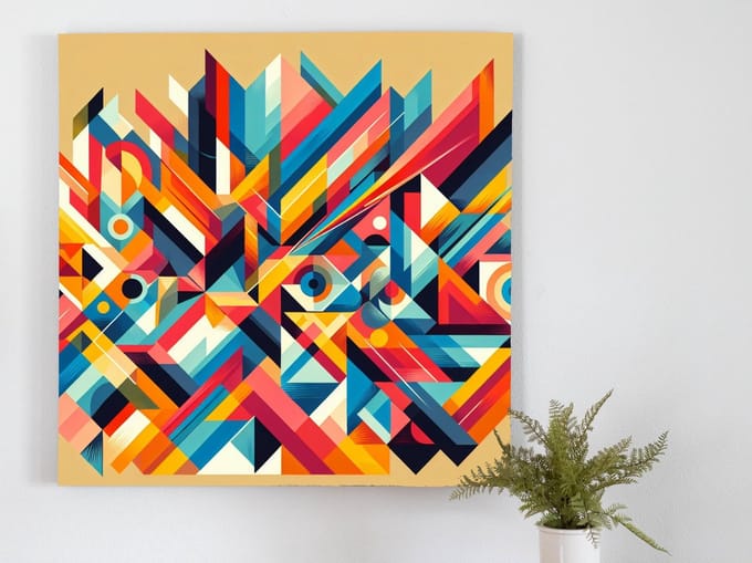 Kunstprint | Wanddecoratie | Dibond | 100 × 100 cm