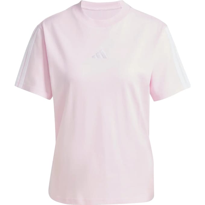 T-shirt Korte Mouw adidas T-shirt Essentials 3 Stripes coton