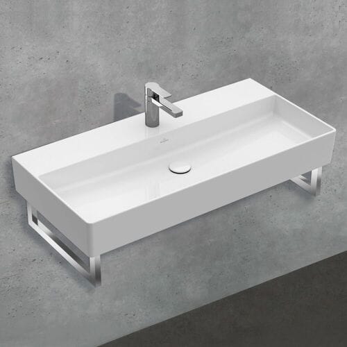 Villeroy & Boch Memento 2.0 washbasin 100 cm with 1 tap hole, without overflow 4A22A201
