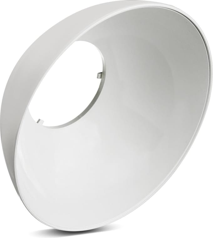 Kap/reflector Maclean Energy MCE416 voor 40W LED-spaarlampen - MCE262 CW, materiaal: PC