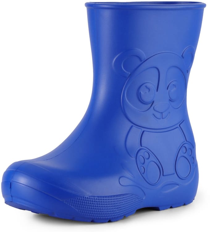 Ladeheid LA-CA-Panda Kinder Regenlaarzen - Rubber - Licht - EVA - Blauw - 30/31