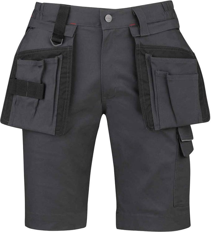 STØRVIK Thijs Stretch Korte Werkbroek Heren - Werkshort - Maat S - Antraciet