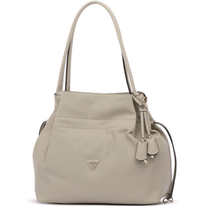 GUESS schoudertas shopper Karima Drawstring Tote Bone crème