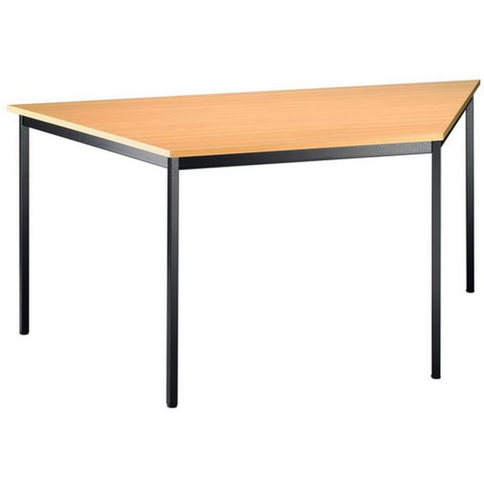 Vergadertafel VMPA17 »Melbourne« trapeziumvorm 160x70 cm
