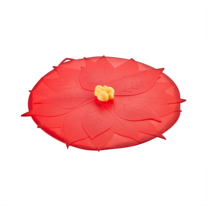 Charles Viancin Poinsettia deksel 28cm - herfstblad deksel - vershouddeksel