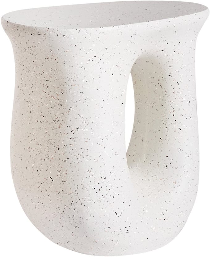 IDRO - Bijzettafel - Gebroken wit - Lichtbeton