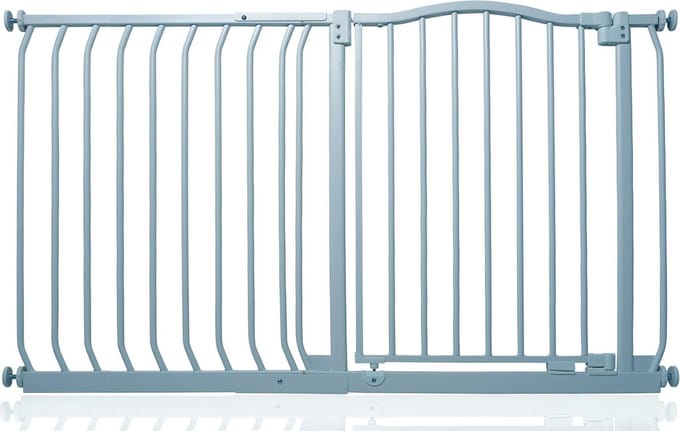 Safetots Klemhekje met Gebogen Bovenkant, 125cm - 134cm, Mat Grijs