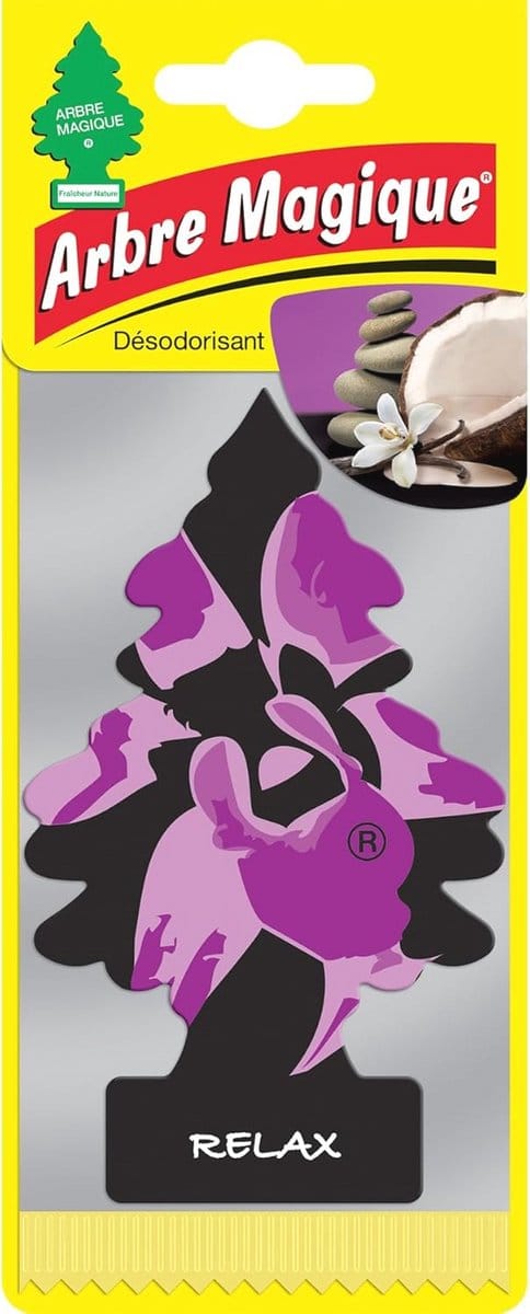 Luchtverfrisser Relax - Zwart Violet