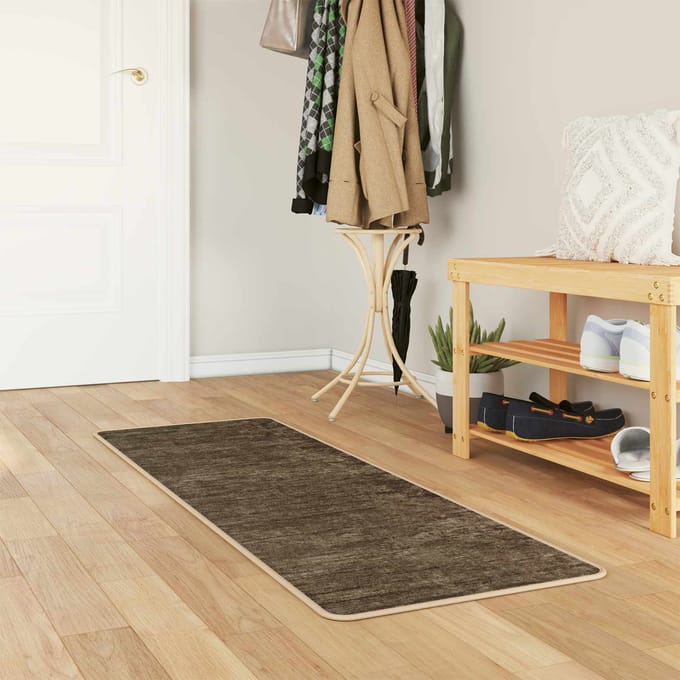 vidaXL - Tapijt - Runner - MARSA - Bosgroen - 50 - x - 200 - cm - Polyester - en - PVC