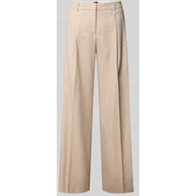 Wijde broek van viscosemix model 'HALATI'