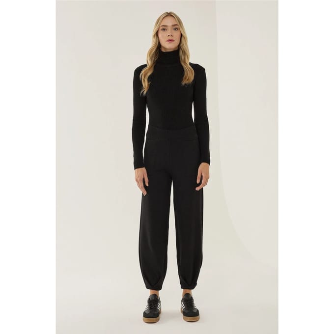 Hoge Taille Gebreide Joggingbroek