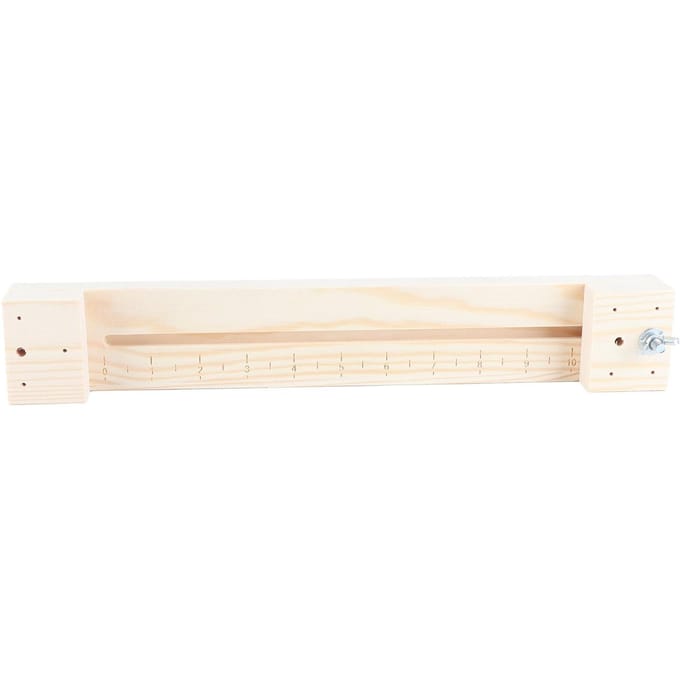 Kit d'outil de tissage de bracelet en paracorde en bois pour bracelet, collier, artisanat DIY white