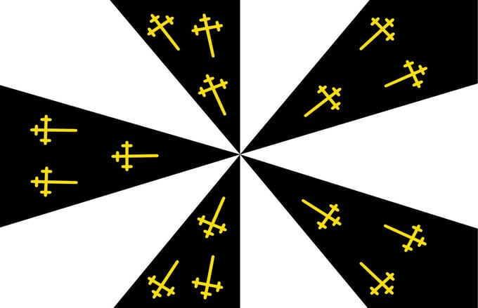 Vlag Edingen 150x225cm