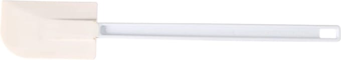 HENDI Pannenlikker – synthetisch rubber blad – vaatwasmachinebestendig – 406x70 mm – wit