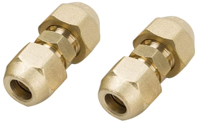 Dailygoods- Nippel Dubbel - Schroefdraadfitting - Messing - Verlenging Buis - Sanitair - Roestbestendig - Fitting