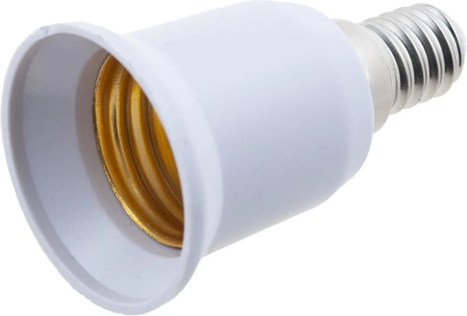 Schiefer | Adapter E14 naar E27