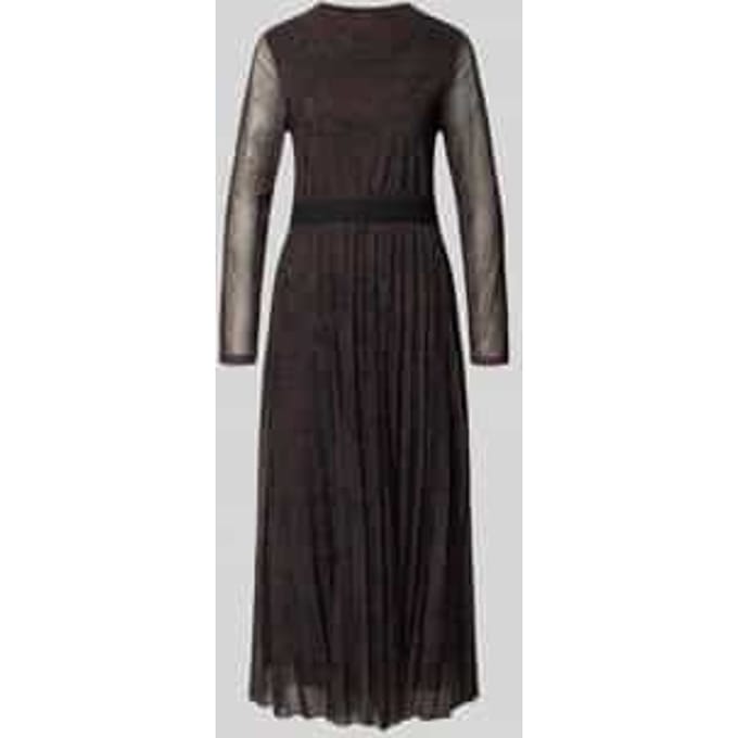 s.Oliver - female - Meshjurk met luipaardprint en plooien