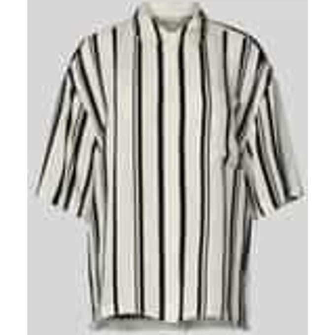 Oversized overhemdblouse met knoopsluiting