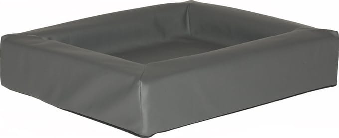 Comfort-Kussen hondenmand leatherlook 85 x 70 x 12 cm - Antraciet