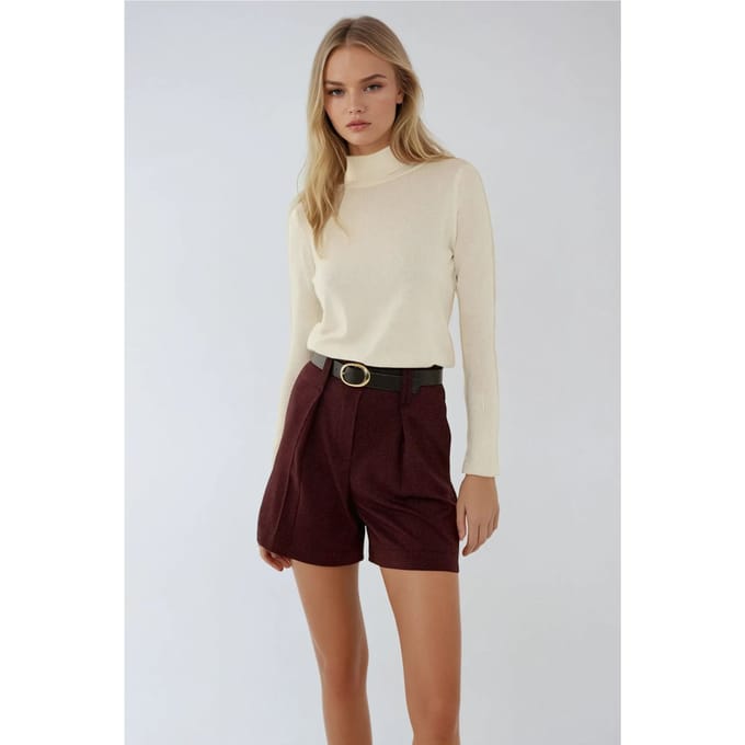 Hoge Taille Mini Shorts
