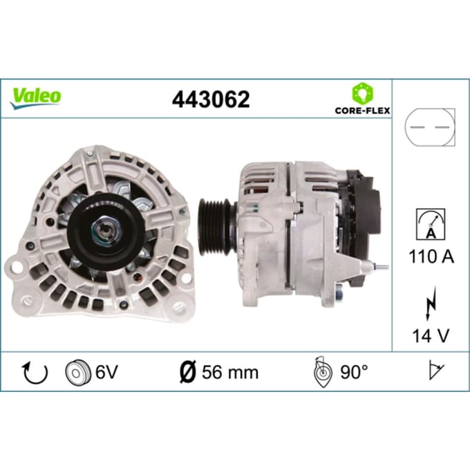Dynamo / Alternator VALEO 443062