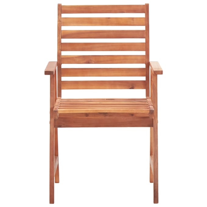 vidaXL - Tuinstoelen - 8 - st - massief - acaciahout