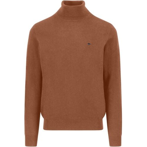 Fynch-Hatton Trui Rollneck Superfine Cotton Hazel / male